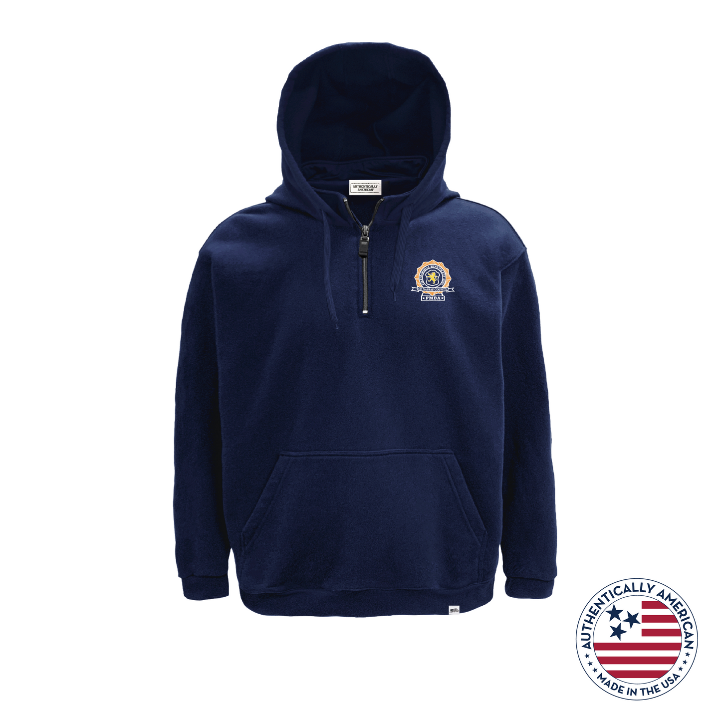 FMBA Heavyweight Hooded Qtr Zip
