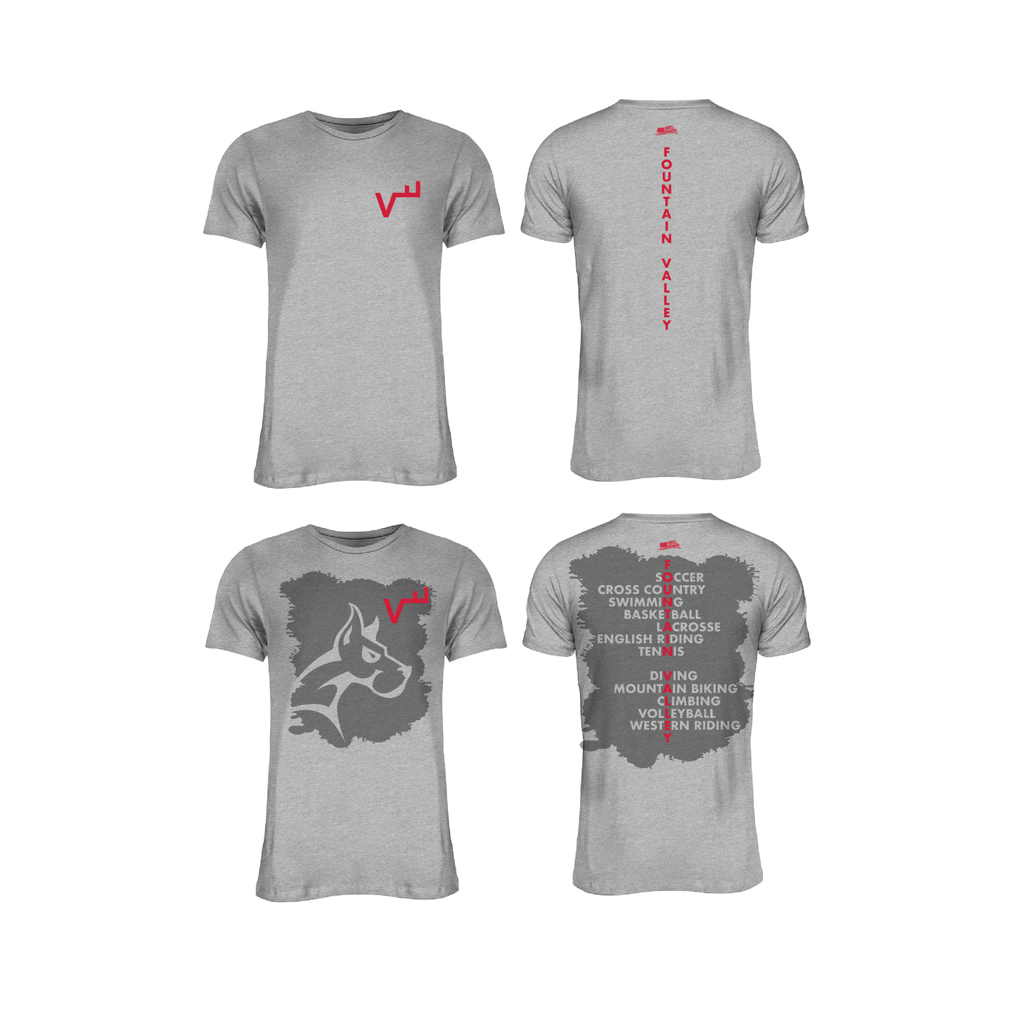 Fountain Valley School Sweat Activated Tee
