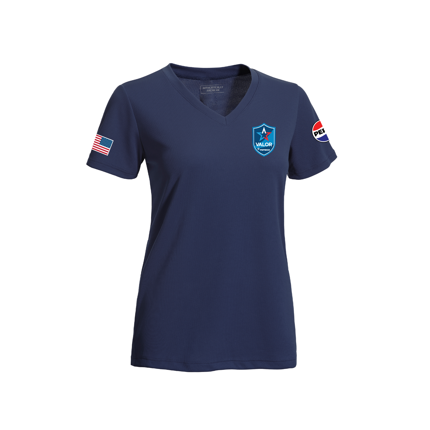 Pepsi VALOR Women's SS V-Neck Performance Tee