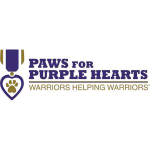Paws for purple hearts