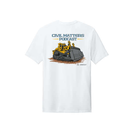 Civil Matters Podcast White Tee