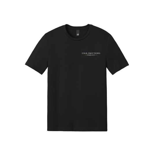 Civil Matters Podcast Black Tee